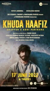 Read more about the article Vidyut Jamwal and director Faruk Kabir sets the internet frenzy with Khuda Haafiz Chapter 2 poster.