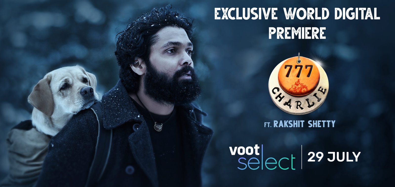 You are currently viewing Rakshit Shetty starrer 777 Charlie’s world premiere on Voot Select